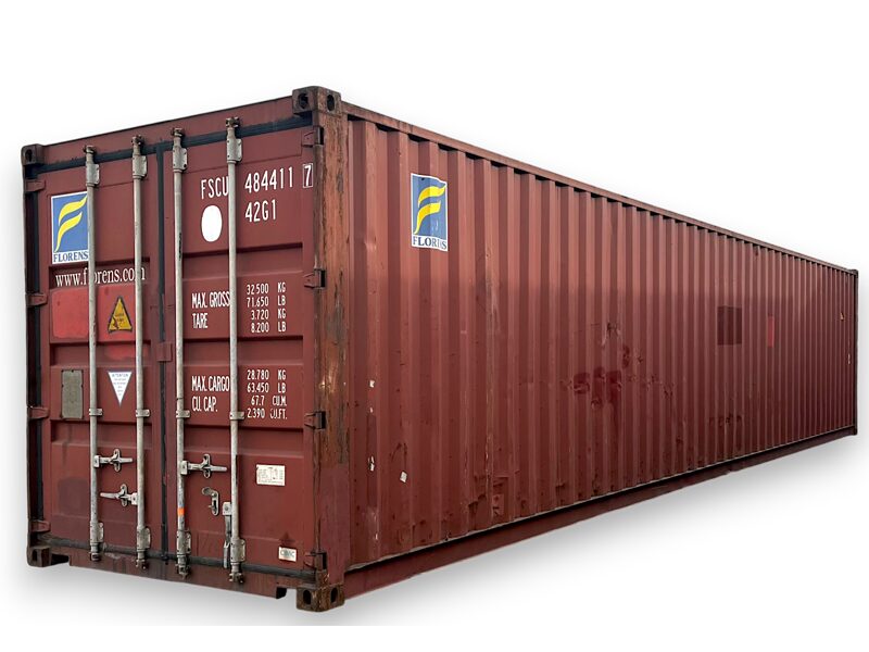 Gebrauchter 40‑Fuß Maritimer ISO Box Standard Trockencontainer für Transport
