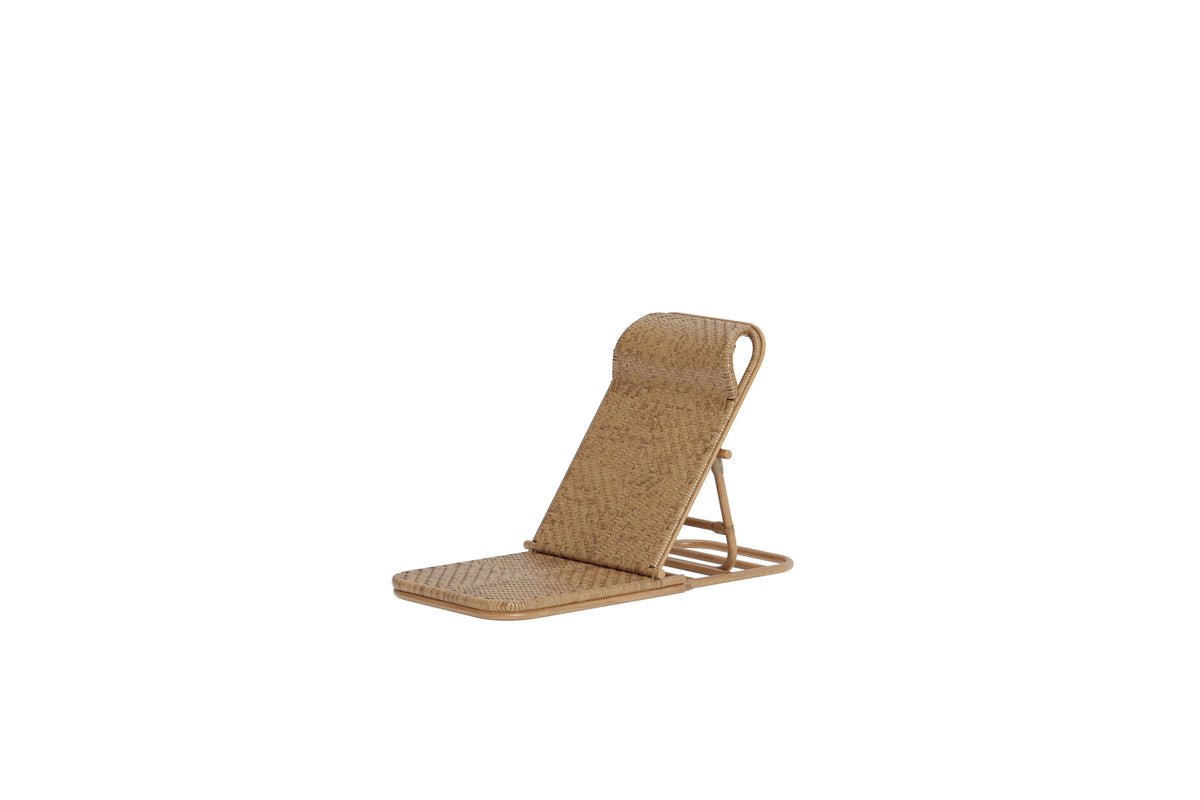 Luxusbetten24 Tirona Sonnenliege aus Braunem Rattan Garten