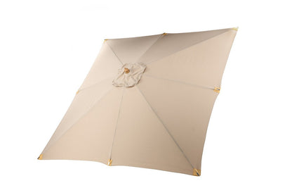 Luxusbetten24 Albora Sonnenschirm 300 X 300 Cm Buchengestell Braun