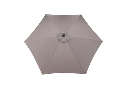 Sonnenschirm Imperia – Ø300 cm aus grauem Polyester