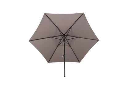 Sonnenschirm Imperia – Ø300 cm aus grauem Polyester