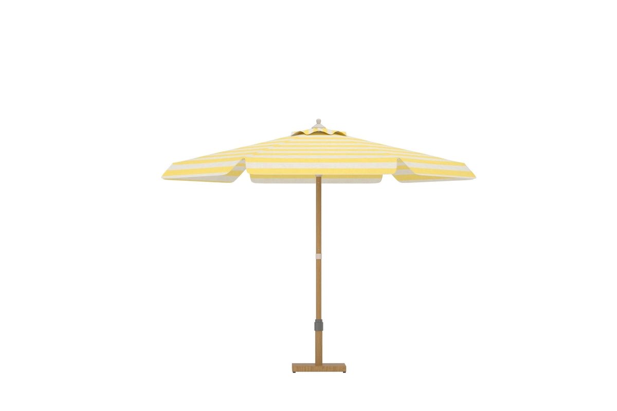 Tivaro Sonnenschirm – Stahlgestell, Gestreiftes Schirmdach, Für Garten, Outdoor