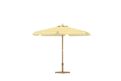 Tivaro Sonnenschirm – Stahlgestell, Gestreiftes Schirmdach, Für Garten, Outdoor