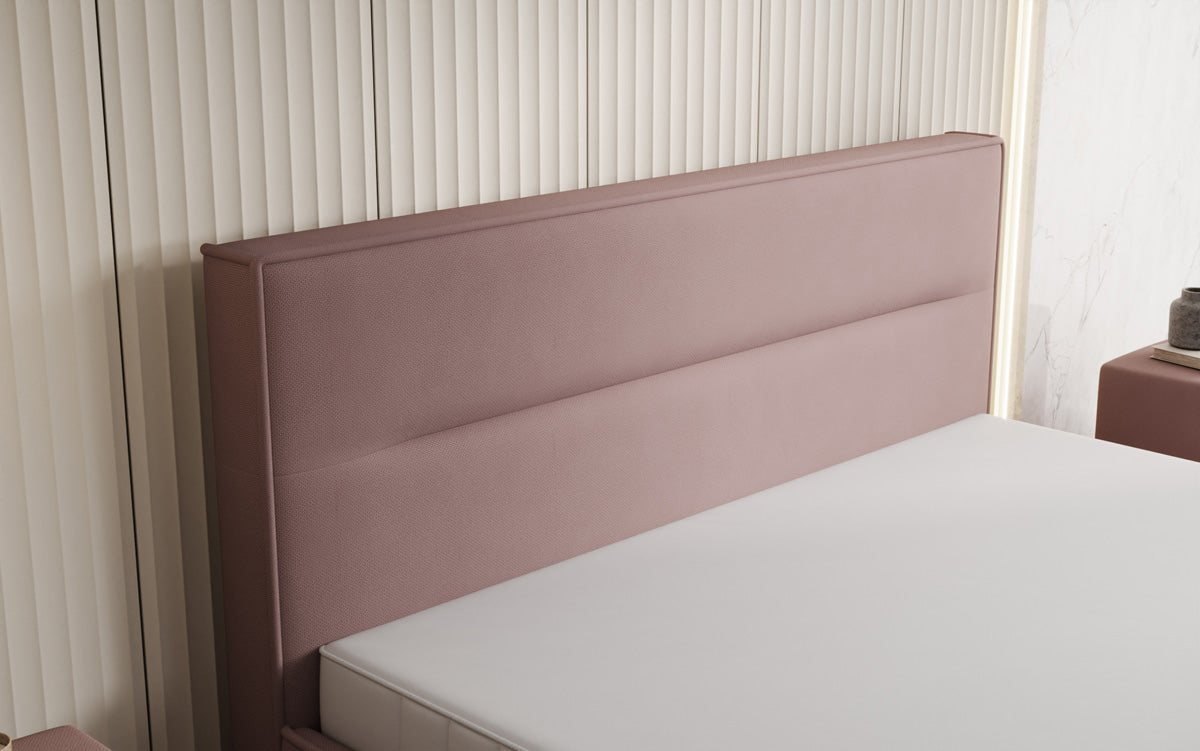 Luxusbetten24 Designer Merry Polsterbett Stoff mit Stauraum