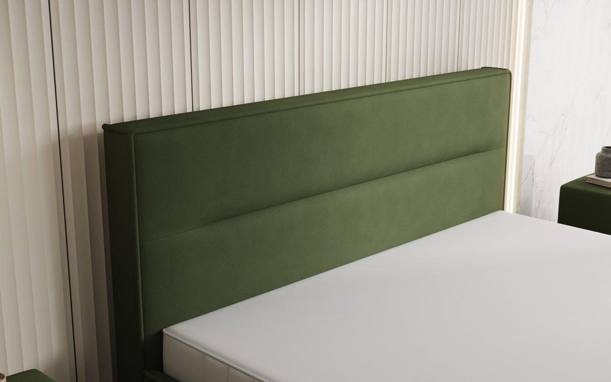 Luxusbetten24 Designer Merry Polsterbett Stoff mit Stauraum
