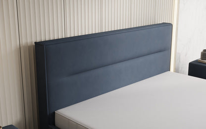 Luxusbetten24 Designer Merry Polsterbett Stoff mit Stauraum