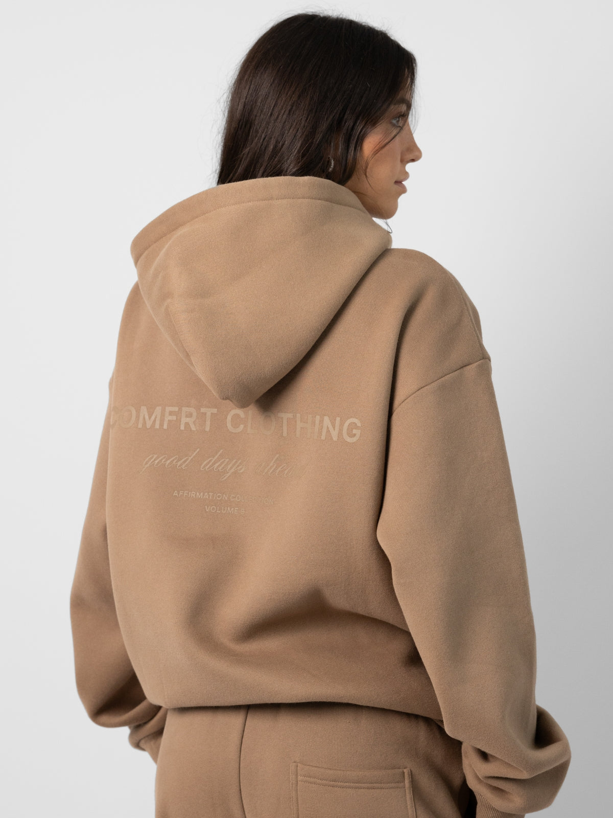 Comfrt Kapuzenpullover Oversized Passform Superweicher Baumwollmix Unisex Stil