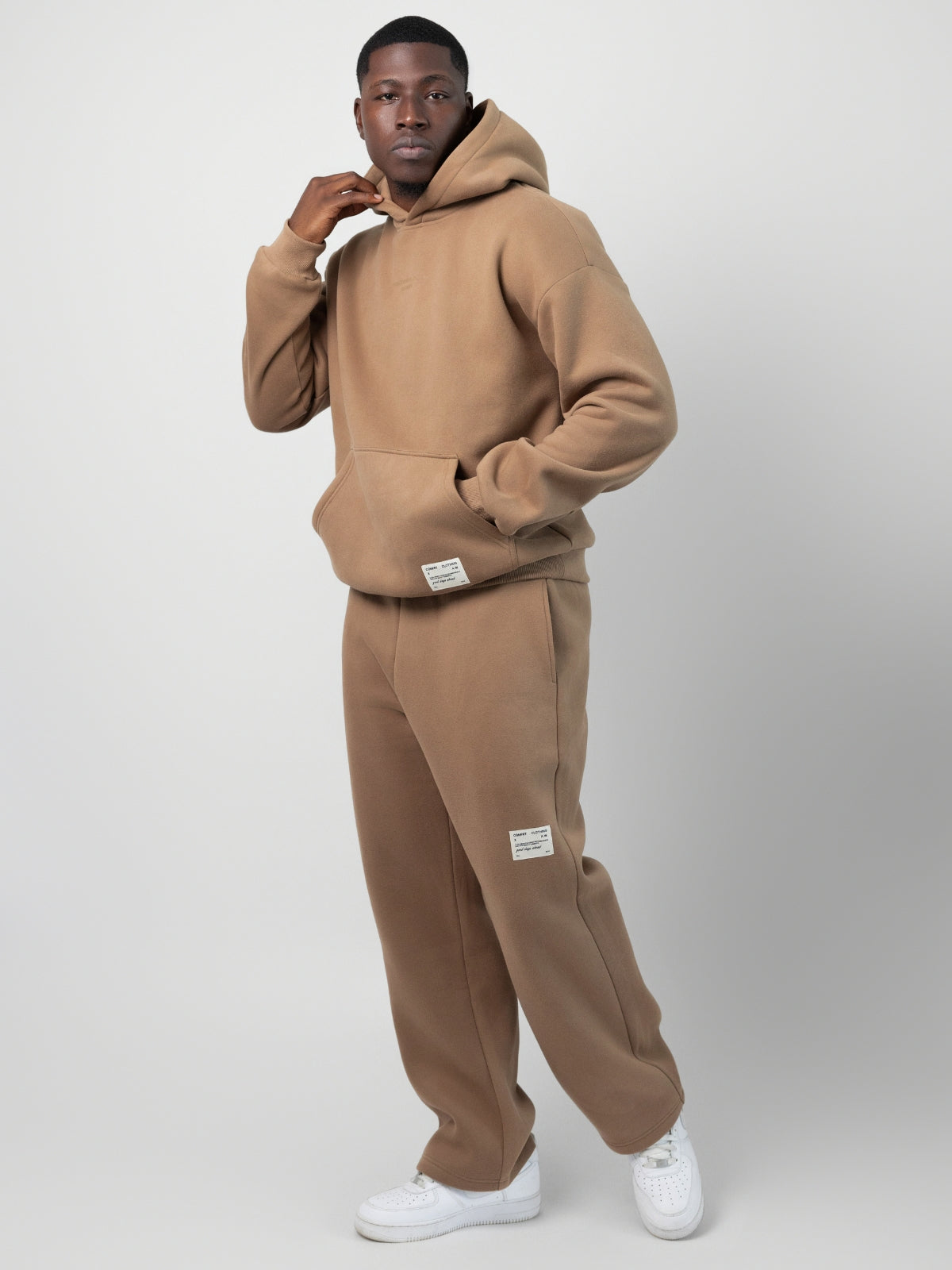 Comfrt Kapuzenpullover Oversized Passform Superweicher Baumwollmix Unisex Stil