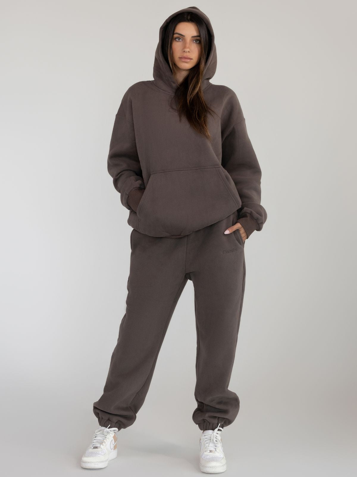 Signature Unisex Hoodie CloudTouch Heavyweight Oversized Soft Kängurutasche