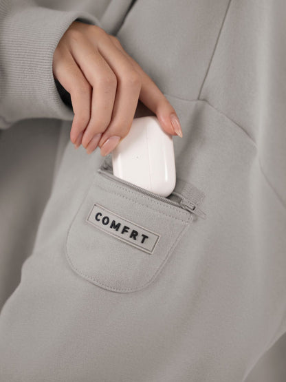 Comfrt Travel Essentials Kapuzenpullover – Superweiche Baumwollmischung, Mehrere Farben