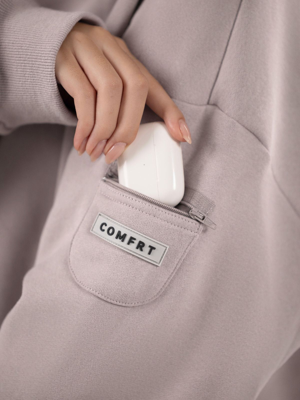 Comfrt Travel Essentials Kapuzenpullover – Superweiche Baumwollmischung, Mehrere Farben