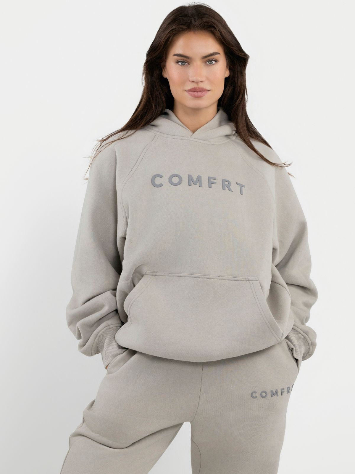 Comfrt Tranquil Hoodie Unisex Gewichtet Oversized Entspannend Komfort