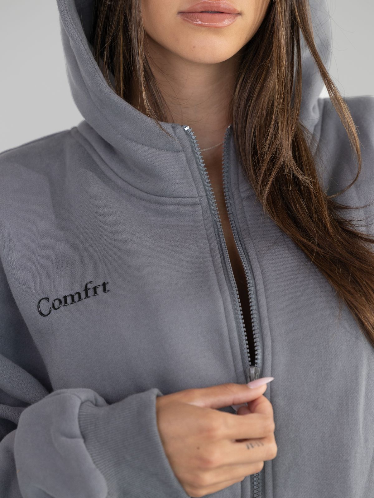 Comfrt Cloud Zip Oversized Hoodie