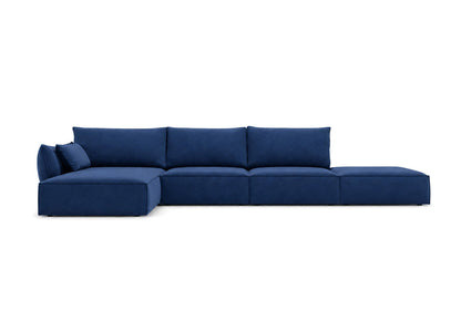 Luxusbetten24 Nuvola L Open Samt Design Sofa Größe L