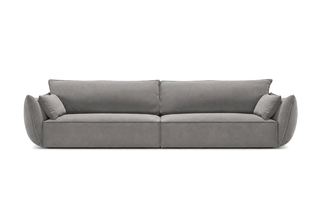 Luxusbetten24 Nuvola Designer 4‑Sitzer Samt Luxuriös Modernes Sofa