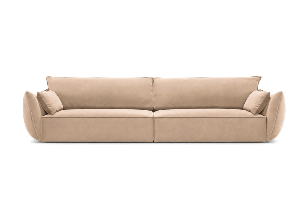 Luxusbetten24 Nuvola Designer 4‑Sitzer Samt Luxuriös Modernes Sofa