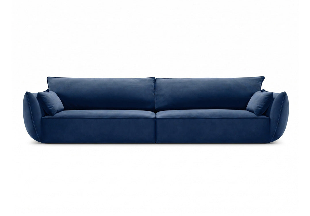 Luxusbetten24 Nuvola Designer 4‑Sitzer Samt Luxuriös Modernes Sofa