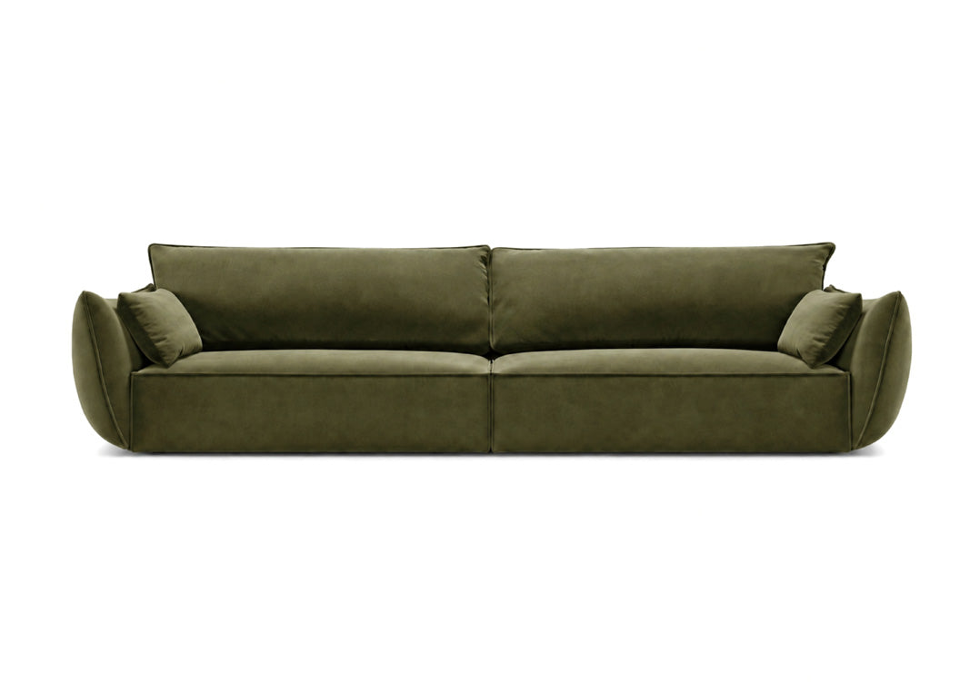 Luxusbetten24 Nuvola Designer 4‑Sitzer Samt Luxuriös Modernes Sofa