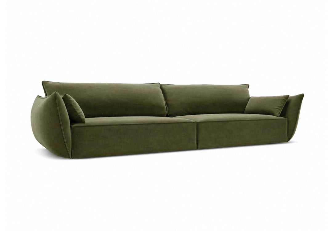 Luxusbetten24 Nuvola Designer 4‑Sitzer Samt Luxuriös Modernes Sofa