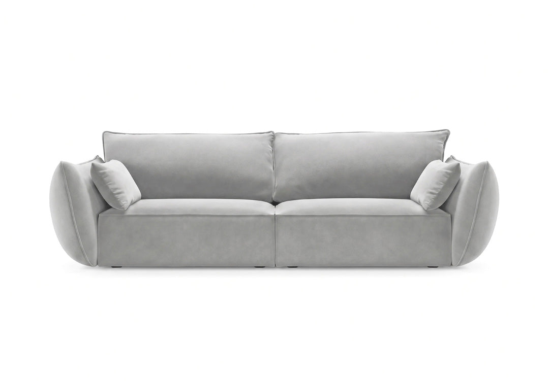 Luxusbetten24 Designer Sofa 3‑Sitzer Nuvola Samt