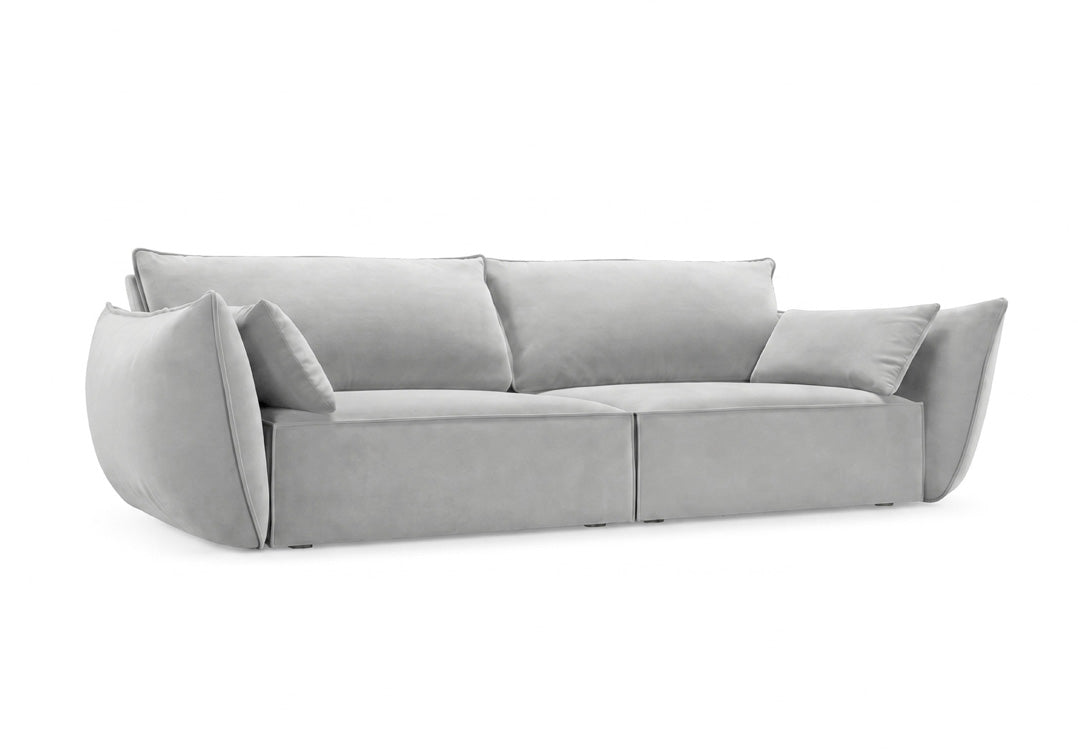 Luxusbetten24 Designer Sofa 3‑Sitzer Nuvola Samt