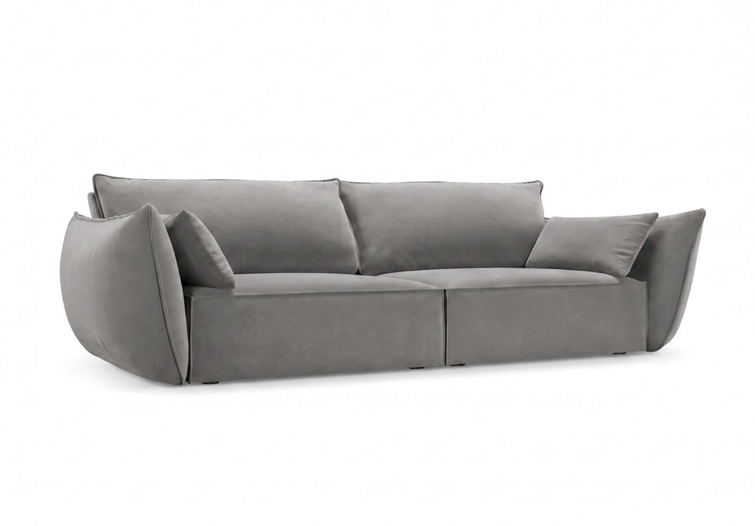 Luxusbetten24 Designer Sofa 3‑Sitzer Nuvola Samt