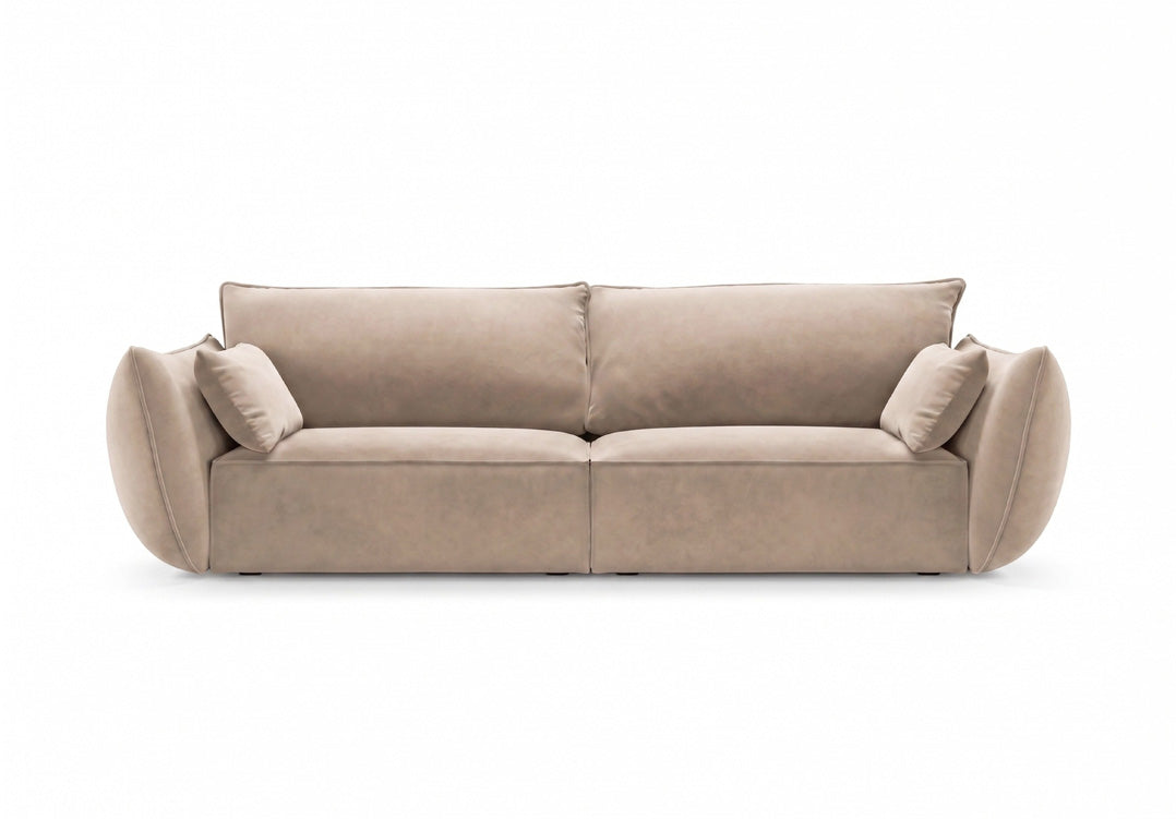 Luxusbetten24 Designer Sofa 3‑Sitzer Nuvola Samt