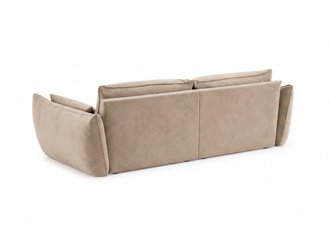 Luxusbetten24 Designer Sofa 3‑Sitzer Nuvola Samt