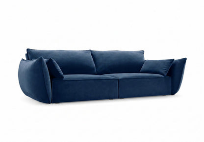 Luxusbetten24 Designer Sofa 3‑Sitzer Nuvola Samt