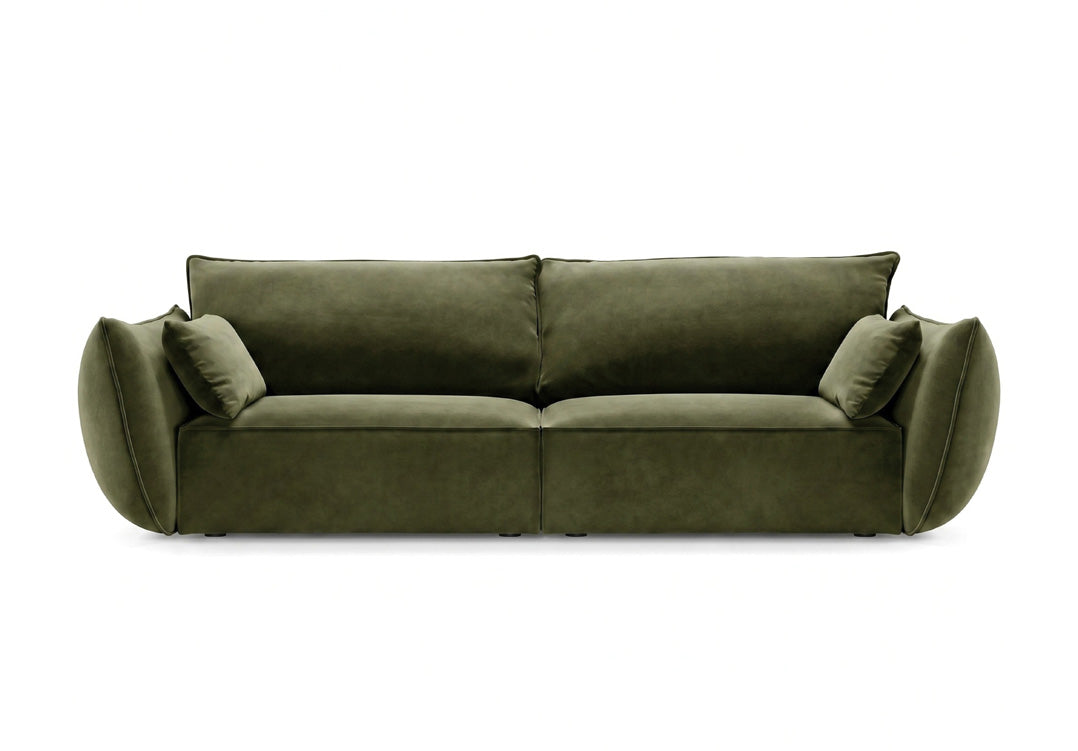 Luxusbetten24 Designer Sofa 3‑Sitzer Nuvola Samt