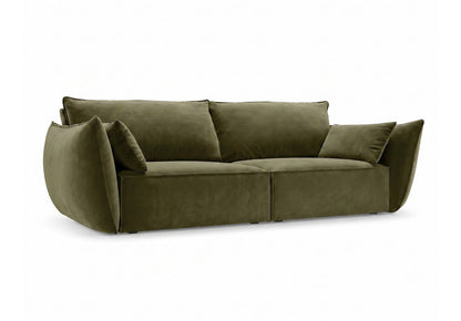 Luxusbetten24 Designer Sofa 3‑Sitzer Nuvola Samt