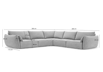Nuvola L Maxi Samt Sofa