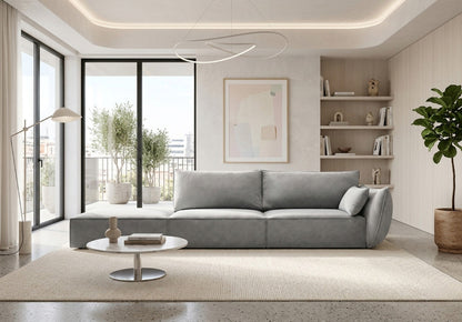 Luxusbetten24 Designer Sofa Chaise Longue Nuvola Samt – 250 Cm