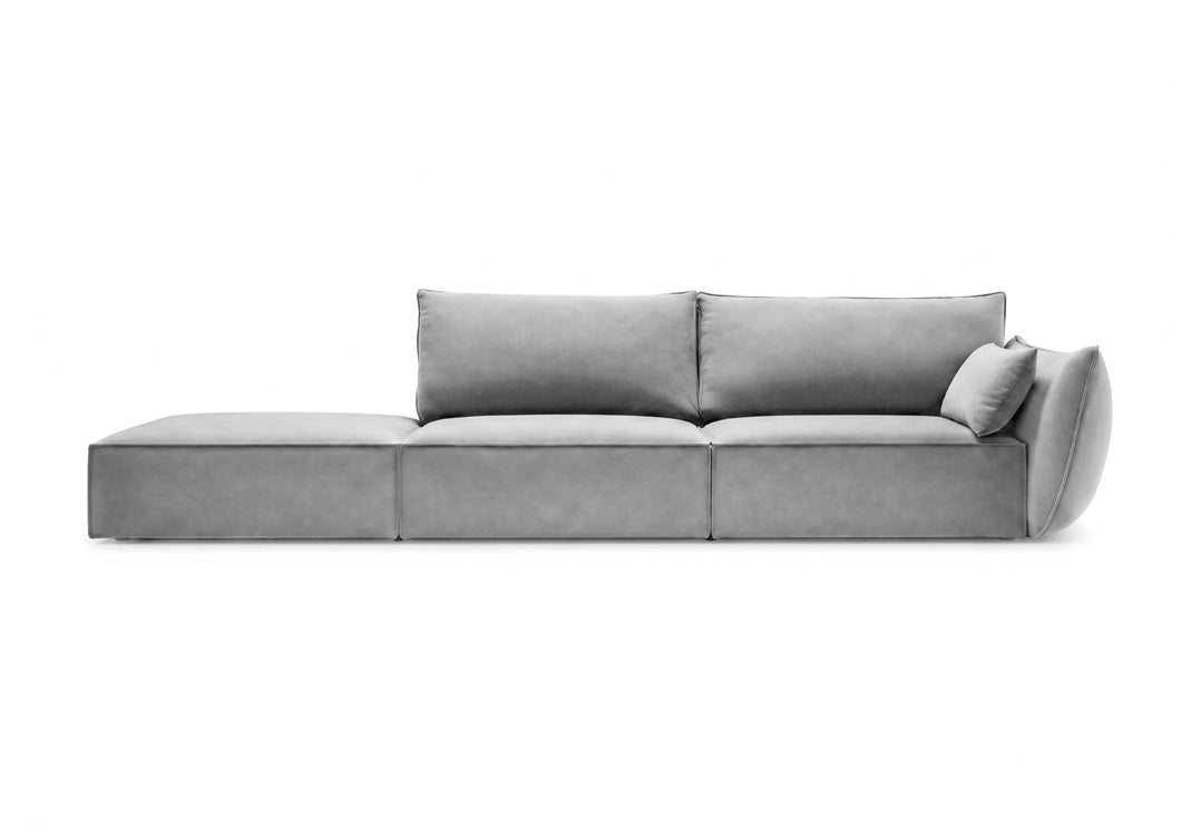 Luxusbetten24 Designer Sofa Chaise Longue Nuvola Samt – 250 Cm