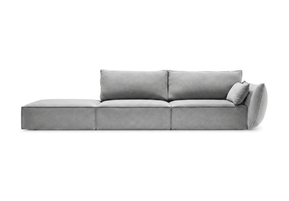 Luxusbetten24 Designer Sofa Chaise Longue Nuvola Samt – 250 Cm