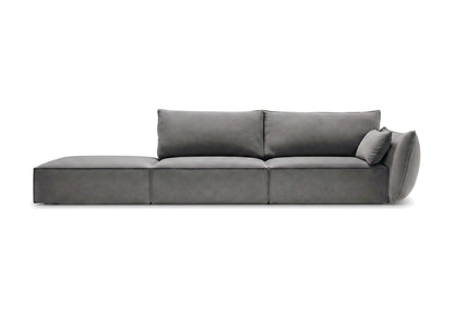 Luxusbetten24 Designer Sofa Chaise Longue Nuvola Samt – 250 Cm