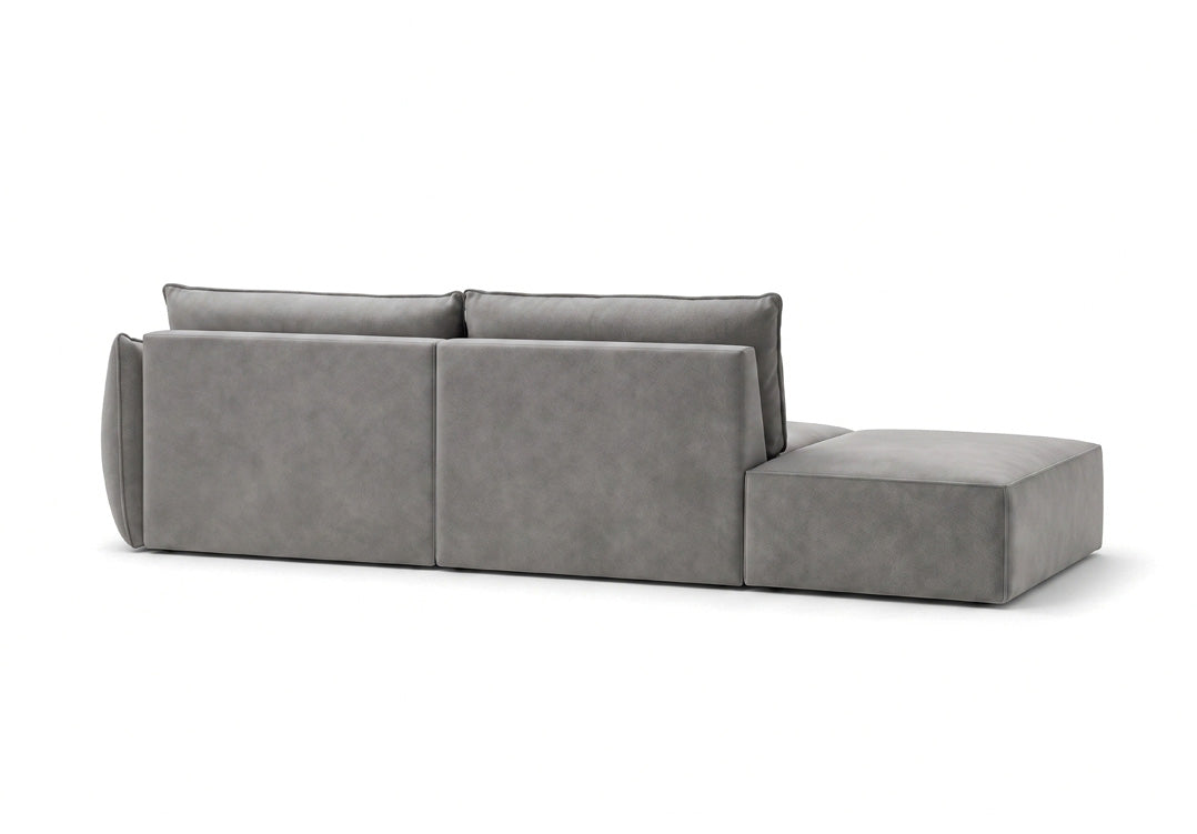 Luxusbetten24 Designer Sofa Chaise Longue Nuvola Samt – 250 Cm