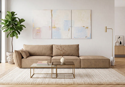 Luxusbetten24 Designer Sofa Chaise Longue Nuvola Samt – 250 Cm