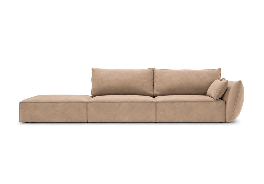 Luxusbetten24 Designer Sofa Chaise Longue Nuvola Samt – 250 Cm