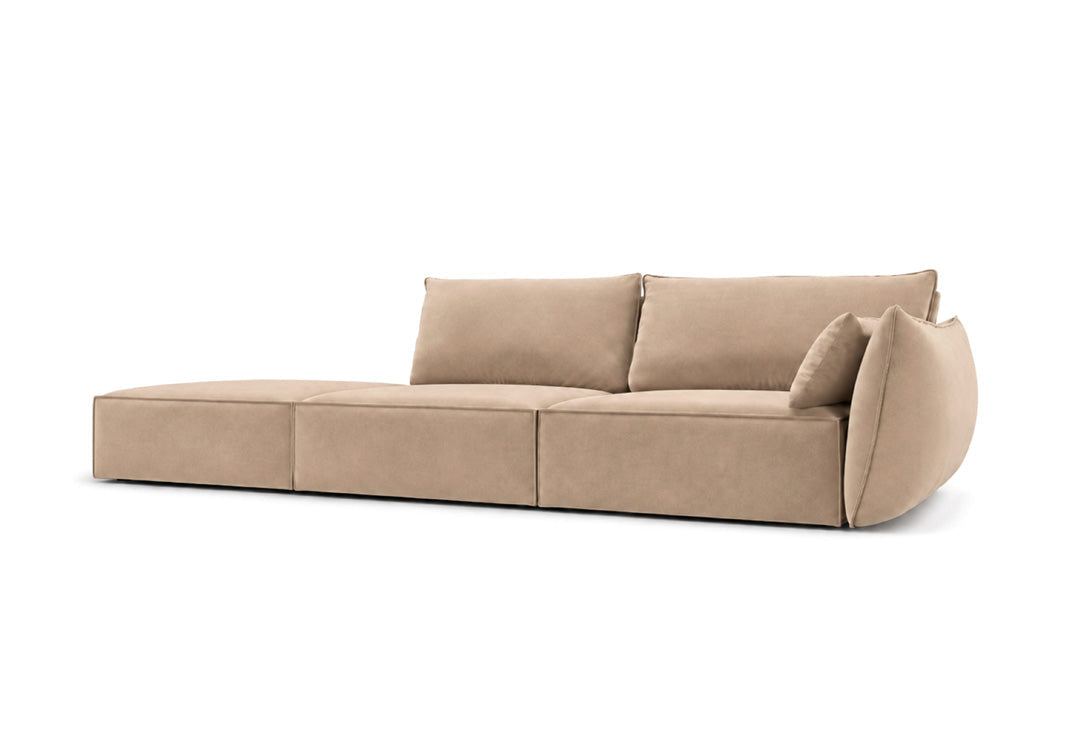 Luxusbetten24 Designer Sofa Chaise Longue Nuvola Samt – 250 Cm