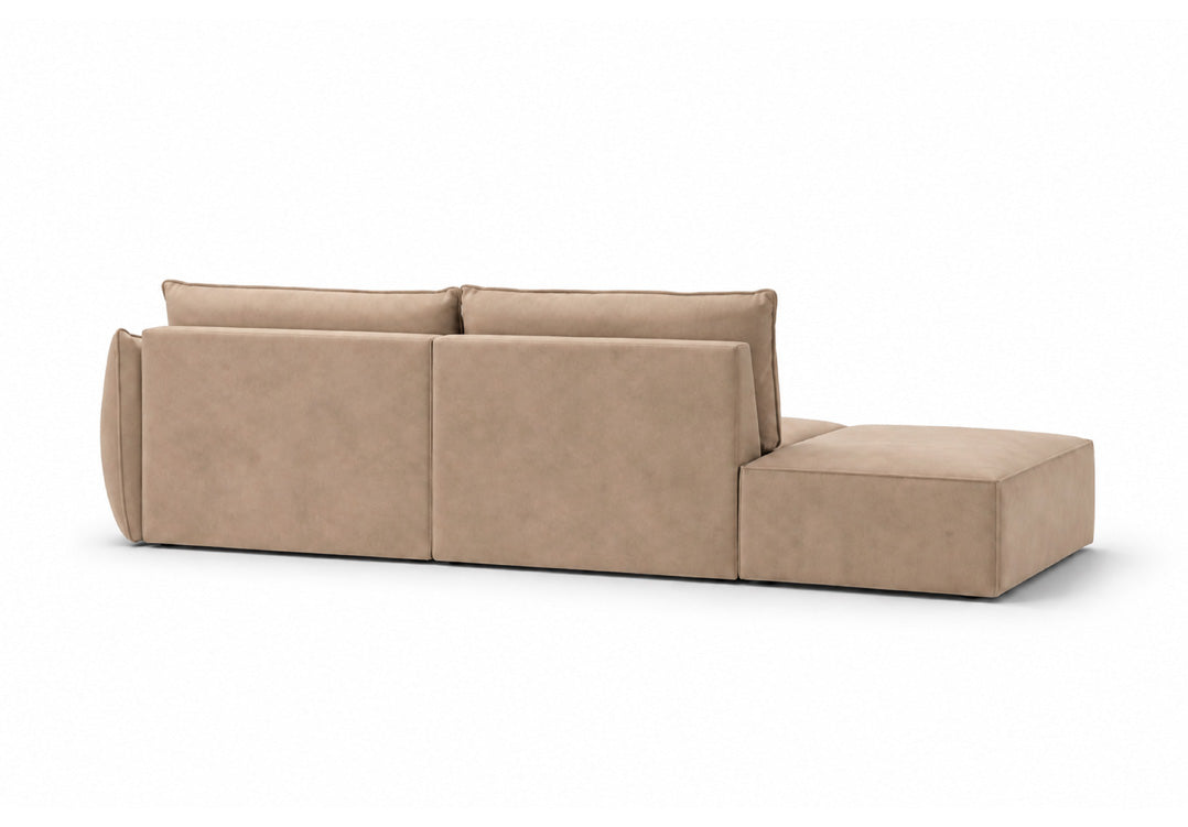Luxusbetten24 Designer Sofa Chaise Longue Nuvola Samt – 250 Cm