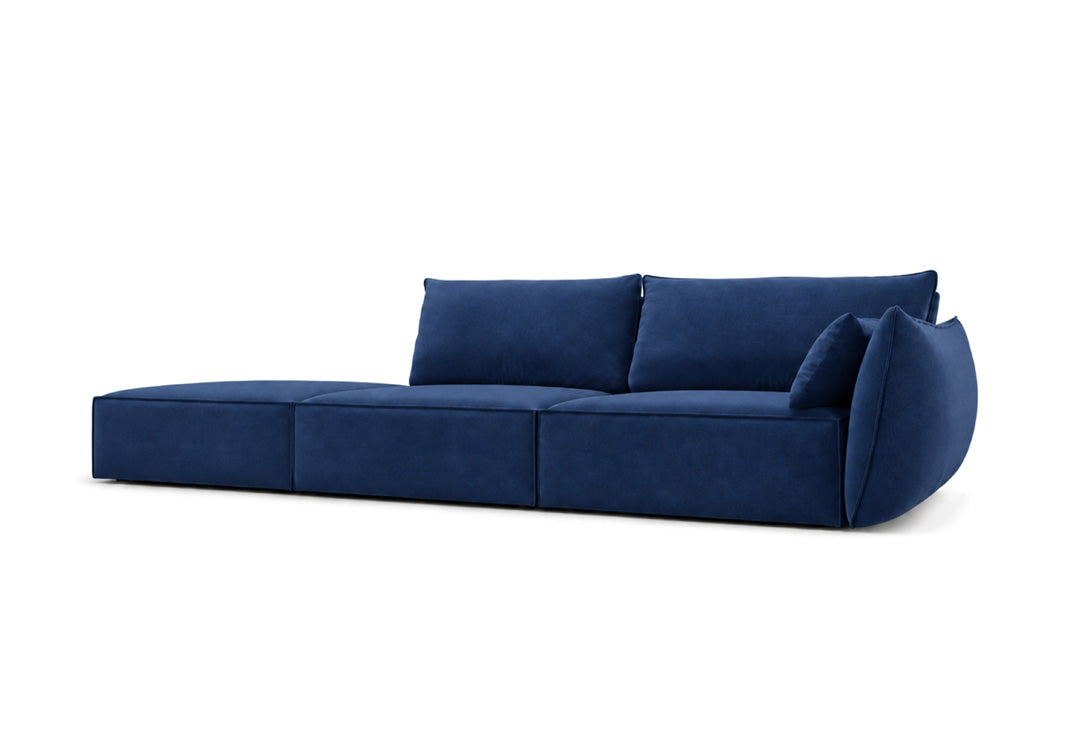 Luxusbetten24 Designer Sofa Chaise Longue Nuvola Samt – 250 Cm
