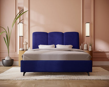 Luxusbetten24 Designer Polsterbett Mirella Samt Ohne Stauraum Modern