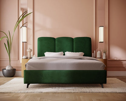 Luxusbetten24 Designer Polsterbett Mirella Samt Ohne Stauraum Modern