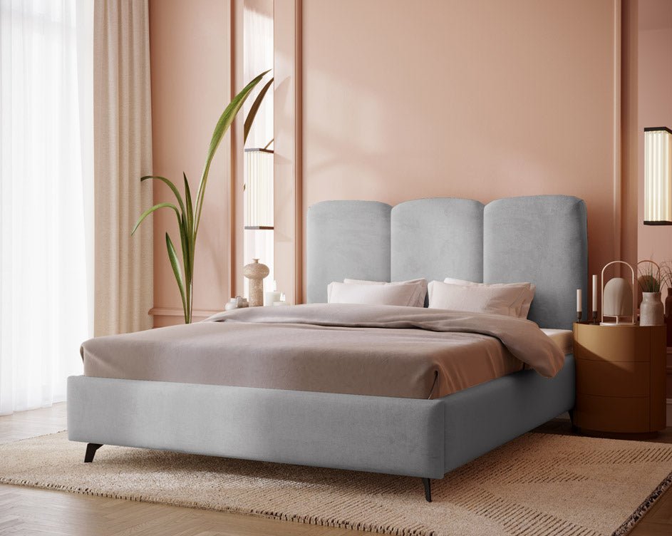 Luxusbetten24 Designer Polsterbett Mirella Samt Ohne Stauraum Modern