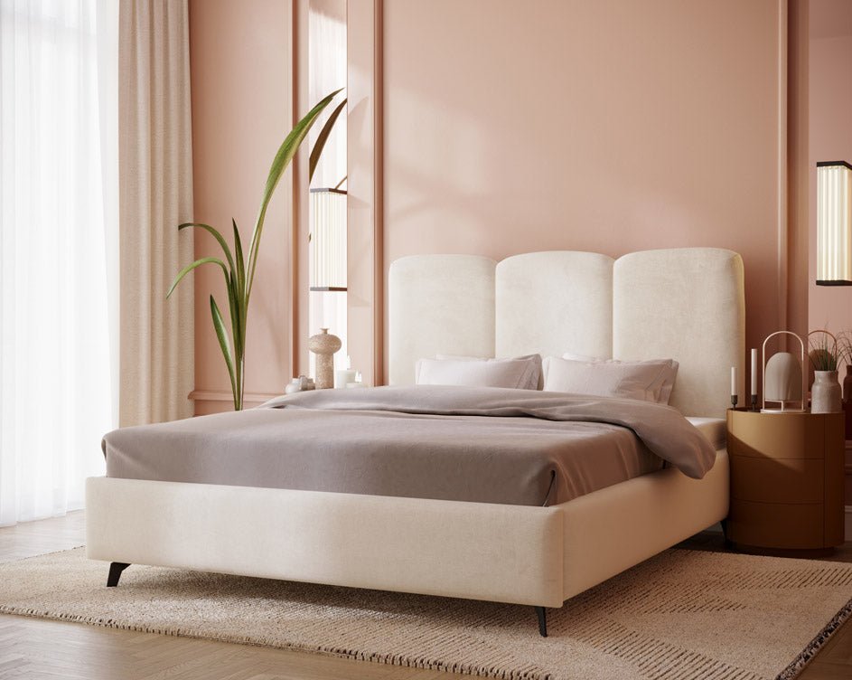 Luxusbetten24 Designer Polsterbett Mirella Samt Ohne Stauraum Modern