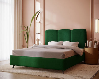 Luxusbetten24 Designer Polsterbett Mirella Samt Ohne Stauraum Modern