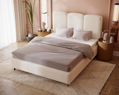 Luxusbetten24 Designer Polsterbett Mirella Samt Ohne Stauraum Modern