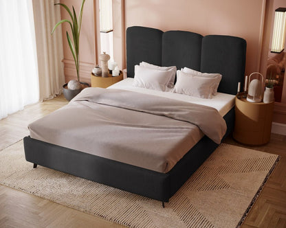 Luxusbetten24 Designer Polsterbett Mirella Samt Ohne Stauraum Modern