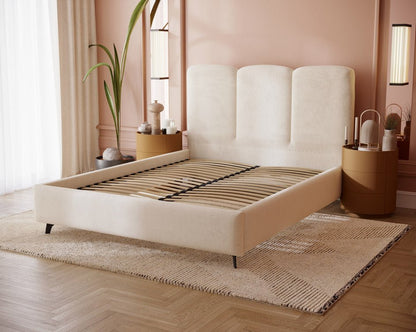 Luxusbetten24 Designer Polsterbett Mirella Samt Ohne Stauraum Modern